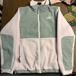 The North Face Pink / Gray Fleece Jacket - Girls Size L - amazing condition